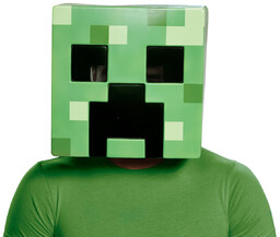 Maska Minecraft Creeper