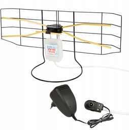 Antena Pokojowa Tv Najmocniejsza Siatkowa Kabel 5M DVB-T2