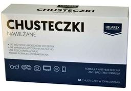 Hilarex Nawilżane Anti-Bacteria 60szt