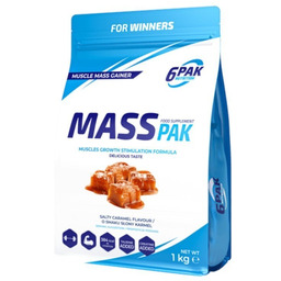 6Pak Nutrition Mass Pak 1000G Słony Karmel