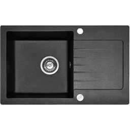 Rea Zlewozmywak granitowy DAG czarny nakrapiany