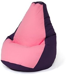 GO GIFT Pufa worek Gruszka Fioletowo-różowy XL 130