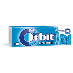 Orbit Pepermint, guma do żucia pieprzowa mięta, 30x10