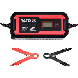 Yato PROSTOWNIK ELEKTRONICZNY Z WYŚWIETLACZEM LCD. ZAKRES 6V/2A,