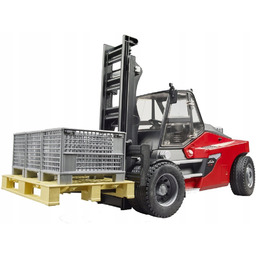 Bruder 02513 Wózek widłowy Linde HT160 akcesoria