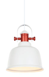 Italux lampa wiszaca Treppo MDM-2987/1 W biała metalowa