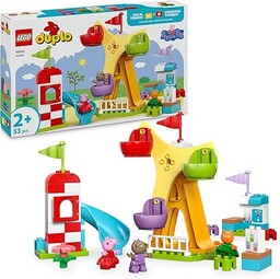 LEGO DUPLO Świnka Peppa Wesołe miasteczko, kreatywne zabawki