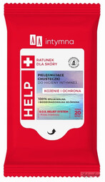 AA - Intymna - HELP+ - Pielęgnujące chusteczki