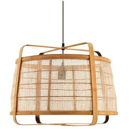 Lindby - Liriana Lampa Wisząca Bamboo/Black