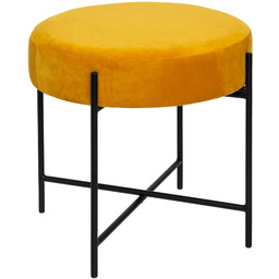 Atmosphera Taboret welurowy ARTY, Ø 47 cm