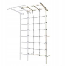 słupek przyścienny z drabinką poziomą biały