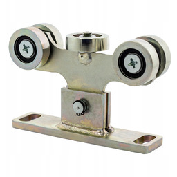 Wózek rolki do bramy przesuwnej podwieszanej 50x50 wahliwy