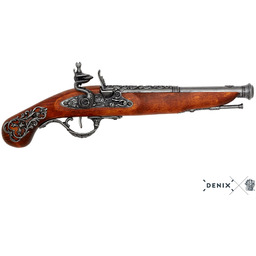 replika brytyjski pistolet skałkowy denix model 1196 G