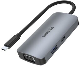 Unitek D1051A, USB-C, 1x USB 3.1 Gen1, VGA,