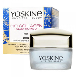 Yoskine Bio Collagen 60+ Bio-Krem naprawczy przeciw głębokim