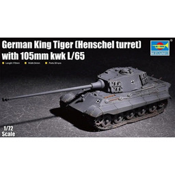 Trumpeter, model do skejania King Tiger W/ 105Mm