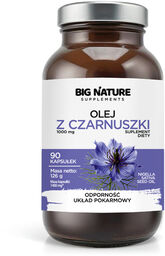 Big Nature Olej z czarnuszki, 90 kapsułek