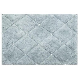 Eurofirany Dywanik łazienkowy Chic 387454 Prostokątny Srebrny
