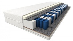 Materac kieszeniowy Rodos 140x200 kokos + lateks