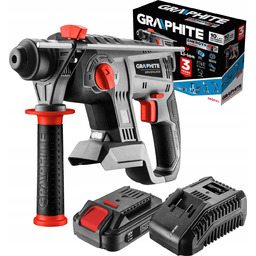 Graphite Młotowiertarka Sds+ Akumulatorowa 18V Bezszczotkowa +Aku+Ładowarka