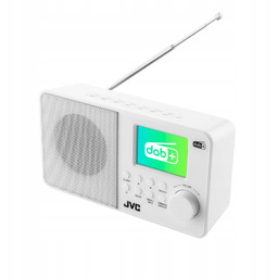 Radio Dab Jvc RA-E611W-DAB białe