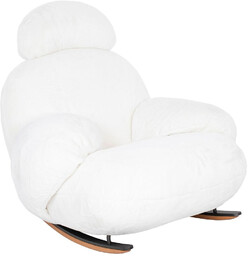King Home Fotel na płozach PLUSH FUR KH0101009575