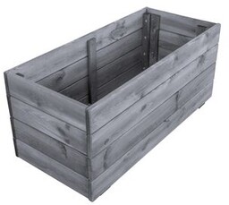 Kwietnik drewniany szary 88 x 39 x 40