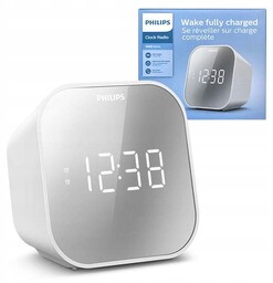 Cyfrowe Radio Fm Lustrzane Budzik Alarm Zegar Usb