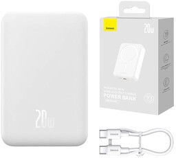 Powerbank magnetyczny Baseus Magnetic Mini 20000mAh, USB-C 20W
