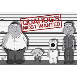 Family Guy Quahog''s Most Wanted 60 x 80