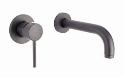 Bateria umywalkowa podtynkowa 180mm,czarny mat EMMEVI PIPER