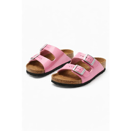 BIRKENSTOCK KLAPKI DAMSKIE RÓŻOWE LAKIEROWANE Z KLAMRAMI 26