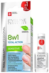 Lakier odżywka Total Action 8w1 Sensitive, Eveline Nail