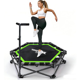 NETTLIFE Trampolina Domowa Składana - Mini Trampolina Fitness