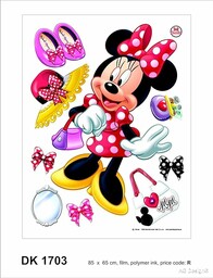 Naklejka ścienna DK 1703 Disney Minnie Mouse