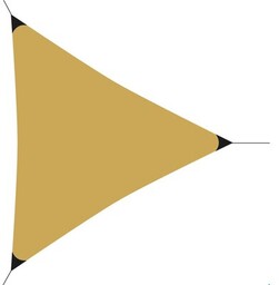 PROGARDEN Żagiel przeciwsłoneczny 984300 Żółty 300 x 300