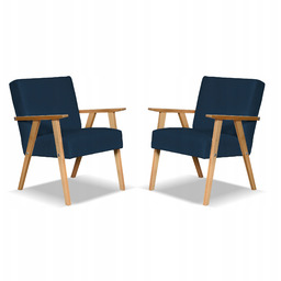 Fotel PRL zestaw retro vintage SOLER Family Meble