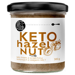 DIET-FOOD Keto Krem z Orzechów Laskowych z Olejem