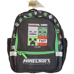 Plecak szkolny jednokomorowy MINECRAFT St. Majewski wielokolorowy