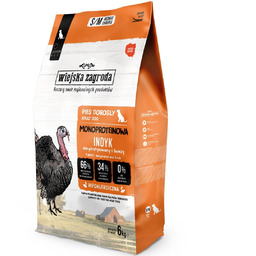 Wiejska Zagroda Sucha Mono S M Indyk 6kg
