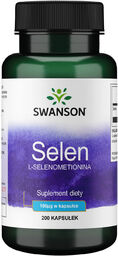 Swanson Selenium, selen 100 g, 200 kapsułek