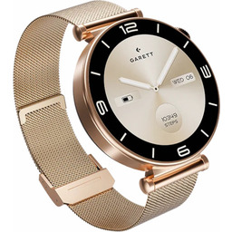 Smartwatch Garett Rose Różowe złoto Mesh