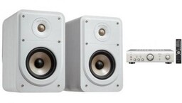 DENON PMA-600NE S + POLK AUDIO ES20 białe