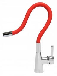 Bateria zlewozmywakowa 54 cm,FLEX czerwona