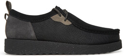 Półbuty Clarks Wallabee  26181387 Czarny