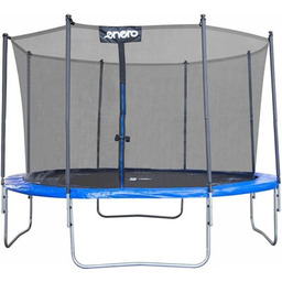 ENERO Trampolina ogrodowa 1078182 366 cm Czarno-niebieski