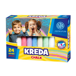 Kreda kolorowa 24 szt niskopyląca Astra AS330022001-90013