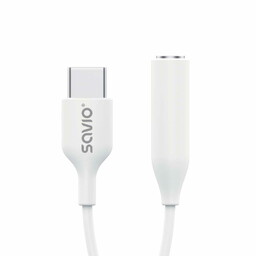 Savio AK-52 Adapter USB-C - Mini Jack 3,5