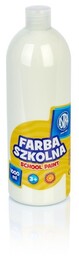 Farba szkolna plakatowa Astra 1000 ml - Biała