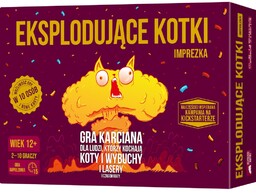 Eksplodujące Kotki: Imprezka (Cicha Wersja), gra towarzyska, Rebel